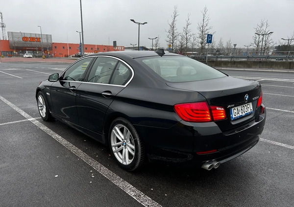 BMW Seria 5 cena 57900 przebieg: 260229, rok produkcji 2012 z Gdynia małe 529